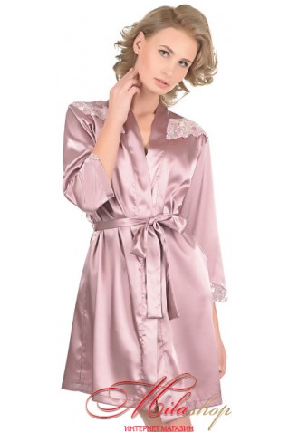 Роскошный халат из шелка Barwa 0069